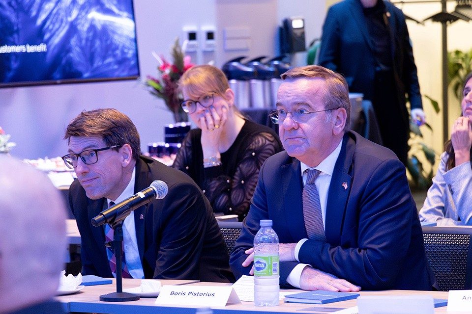 German Defence Minister Pistorius at Lockheed Martin