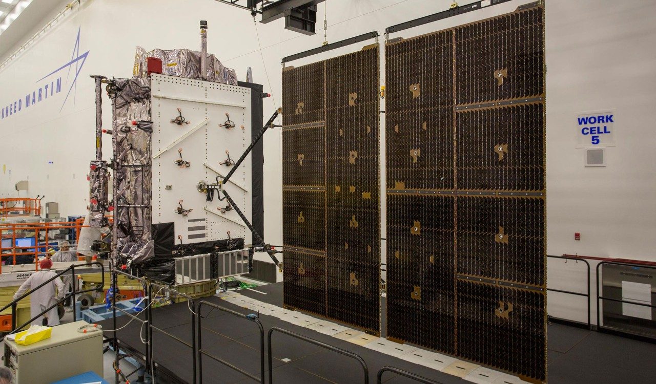 GPS III Solar Array Extended